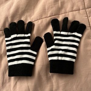 Striped Gloves.